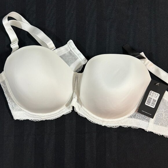 Déesse Lingerie - Balconette Bra w/removable straps - white - NWT - 40DD - Picture 8 of 9